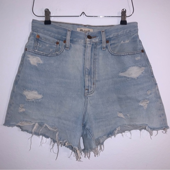 Madewell The MomJean Short Light Wash - Picture 3 of 15